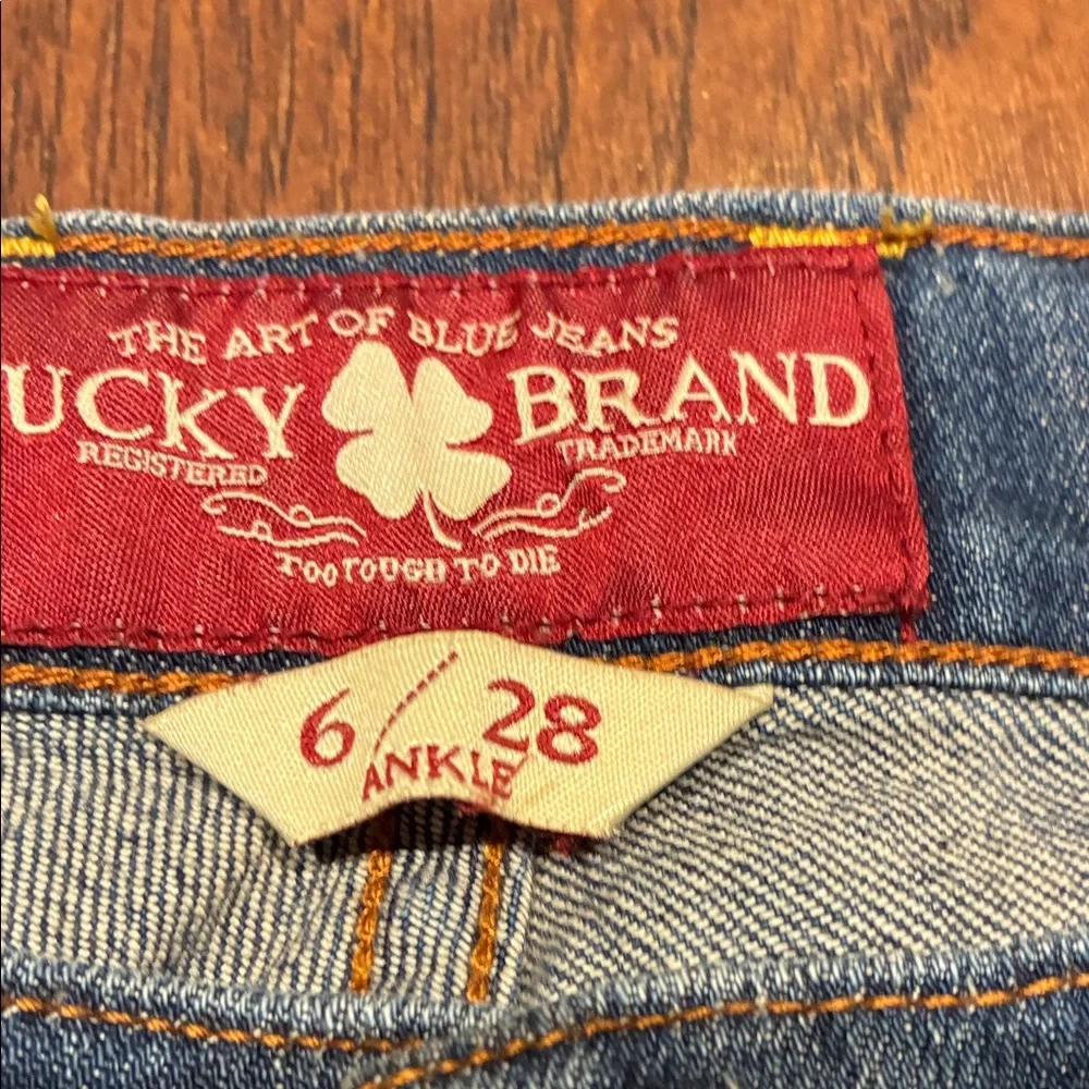 Lucky Brand Blue Flare Jeans - Picture 4 of 7
